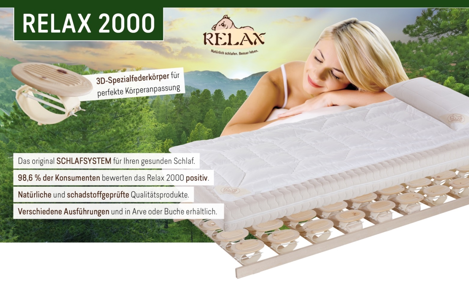 Die ZIRBE ist die „Königin der Alpen“, und ihr Holz hat einen besonderen Einfluss auf uns Menschen. Es fördert sowohl die Belastungs- als auch die Erholungsfähigkeit... Die ARVE ist die „Königin der Alpen“, und ihr Holz hat einen besonderen Einfluss auf uns Menschen. Es fördert sowohl die Belastungs- als auch die Erholungsfähigkeit...