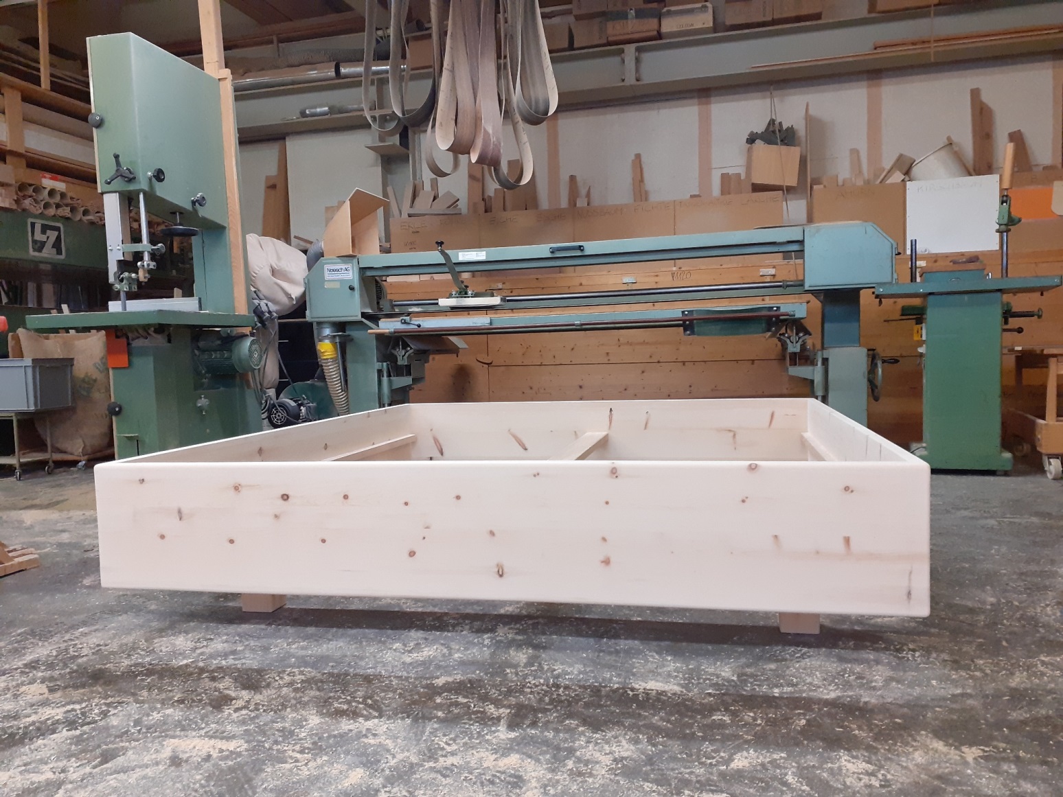 Bett Boxspring Natura Arve, ohne Rücken